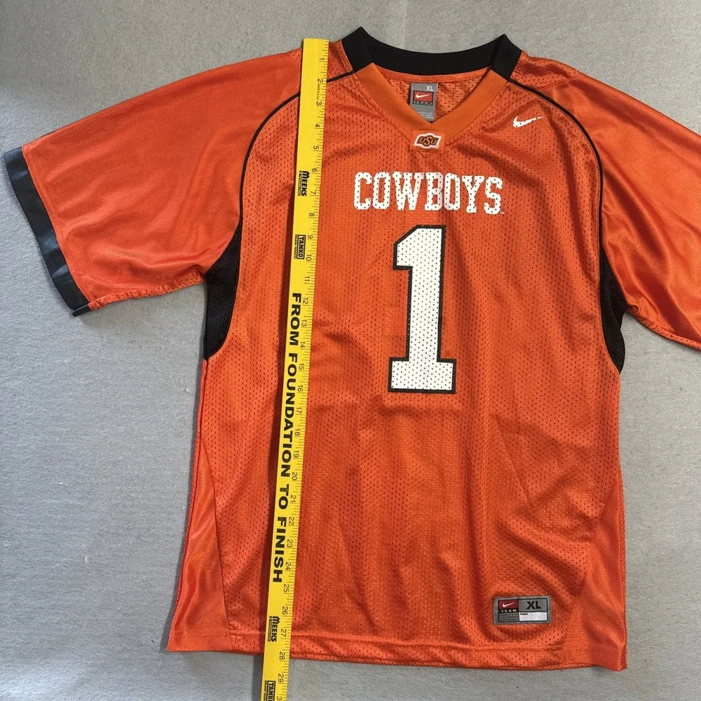 OKLAHOMA STATE COWBOYS Nike #1 Mesh FOOTBALL JERSEY Womens XL OSU
